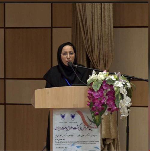 خانم دکتر بی خوف تربتی؛ دبیر کل کنفرانس ملی کشت سلول و بافت ایران
