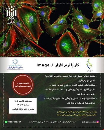 کار با نرم افزار Image J (آنلاین)